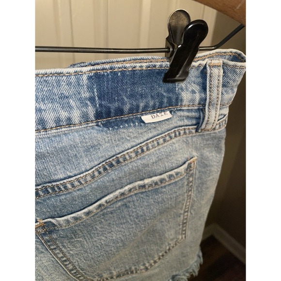 Daze Denim Shorts Troublemaker Distressed Size 29 Organic Cotton - Picture 4 of 6